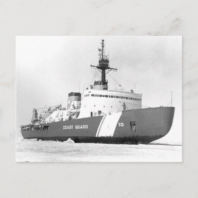Postal Estrella polar USCGC (Anverso)