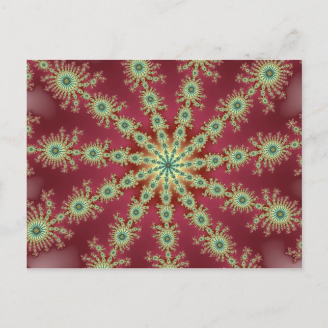 Postal Estrella roja (Anverso)