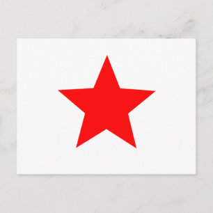 Postal Estrella roja