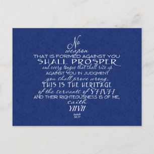 Postal Estrella sin arma de David Blue