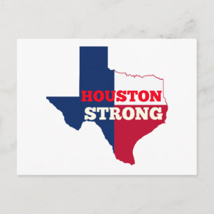 Postal Estrella solitaria "Houston Strong"