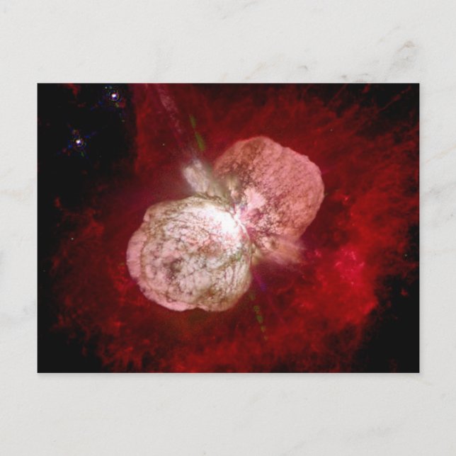 Postal Estrella super masiva de Eta Carinae (Anverso)