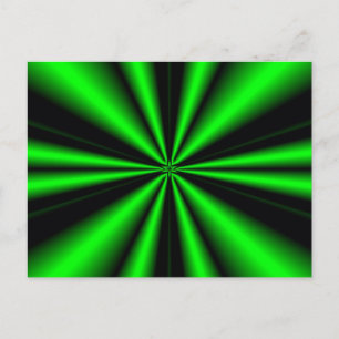 Postal estrella verde de esperanza