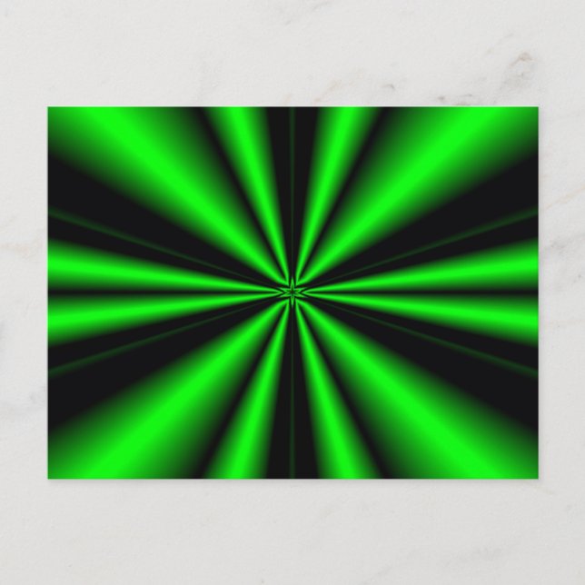 Postal estrella verde de esperanza (Anverso)