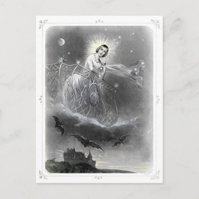 Postal Estrella vespertina (Anverso)