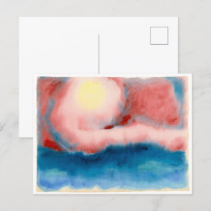 Postal Estrella Vespertina Georgia O'Keeffe