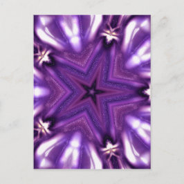 Postal Estrella violeta