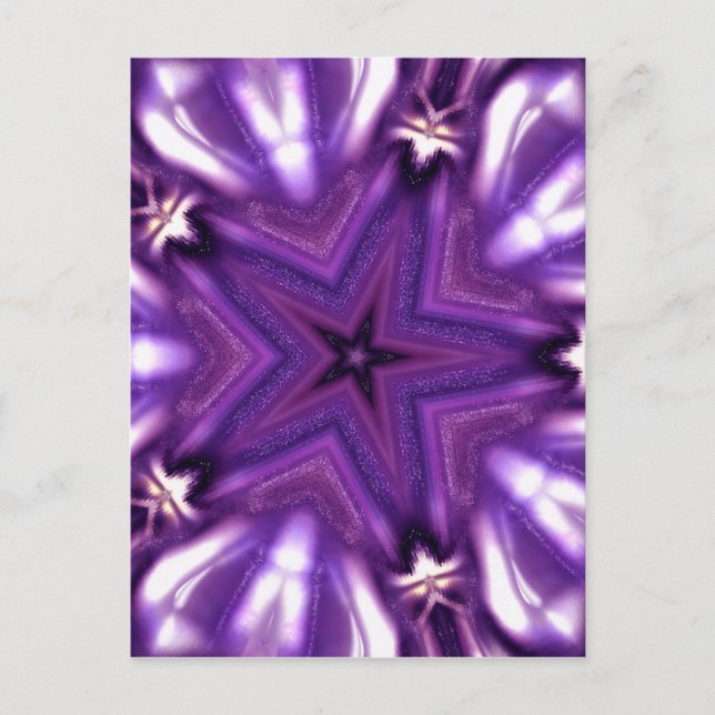 Postal Estrella violeta (Anverso)