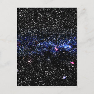 Postal Estrellas azules