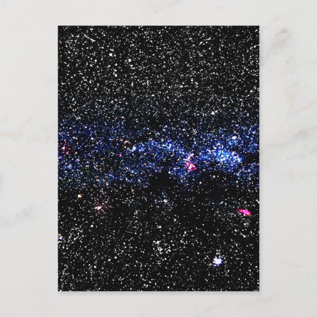 Postal Estrellas azules (Anverso)