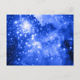 Postal Estrellas azules ultramarinas