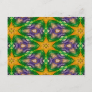 Postal Estrellas de Mardi Gras