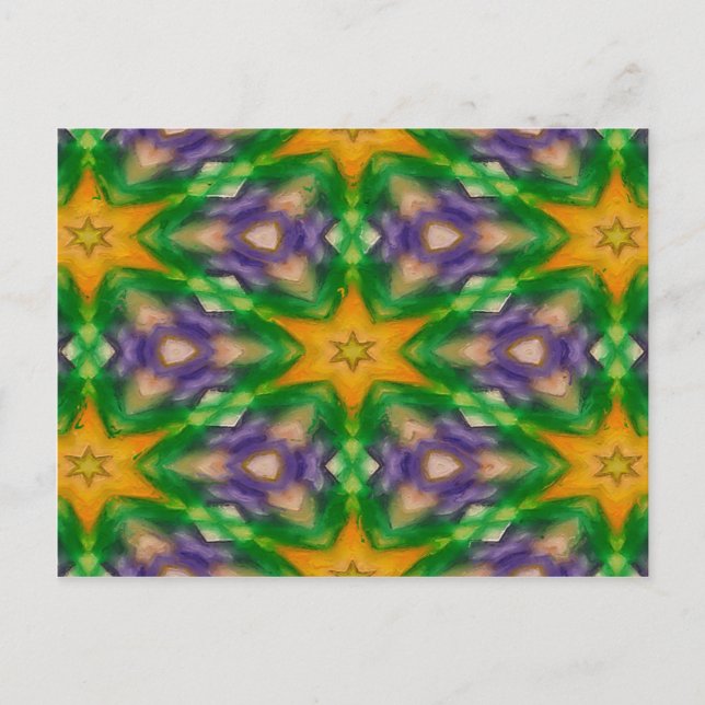 Postal Estrellas de Mardi Gras (Anverso)