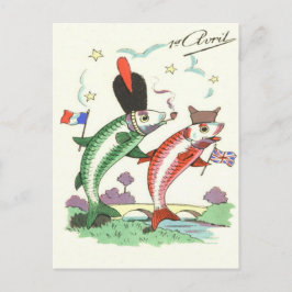 Postal Estrellas de pescado militares franco-británicas