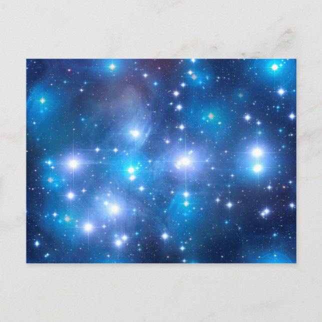 Postal Estrellas del Universo Azul + tus ideas (Anverso)