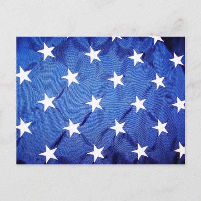 Postal Estrellas en azul (Anverso)
