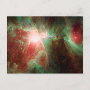 Postal Estrellas en el espacio nebuloso de Orion