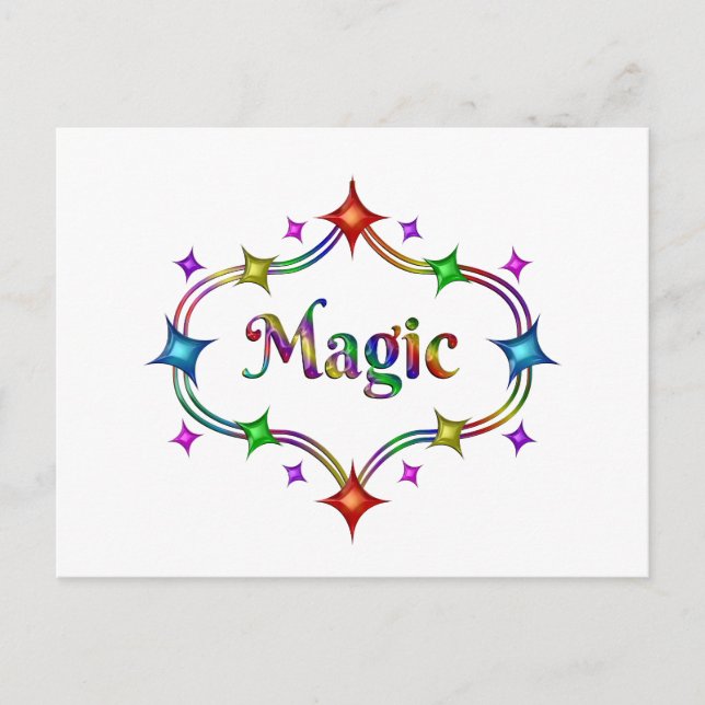 Postal Estrellas mágicas (Anverso)