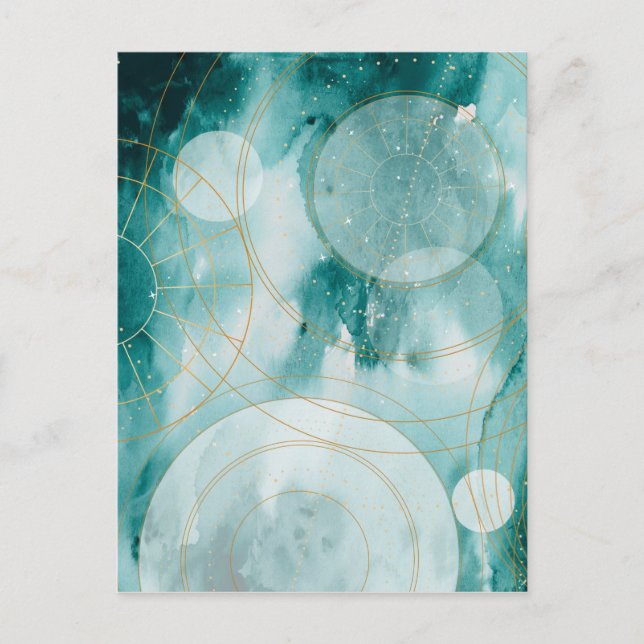 Postal Estrellas mágicas de graduación II (Anverso)