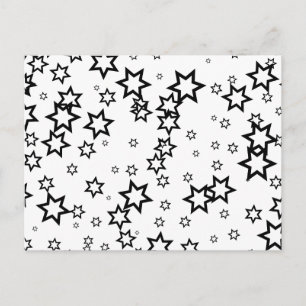 Postal Estrellas negras