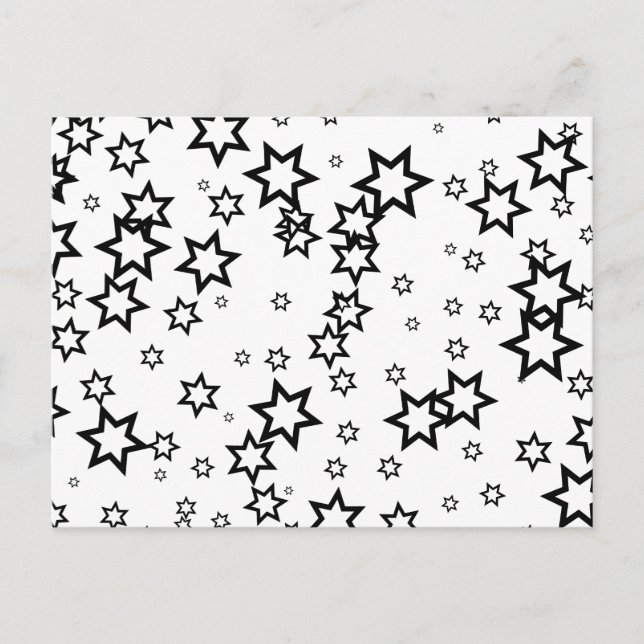 Postal Estrellas negras (Anverso)