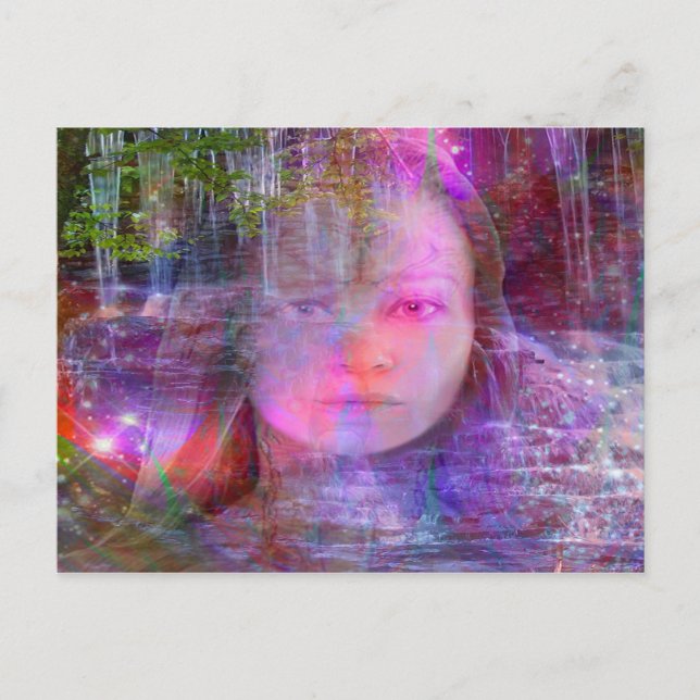 Postal Estrellas sobre el agua (Anverso)