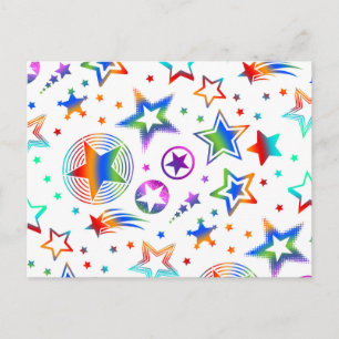 Postal Estrellas Tatuos coloreados + tus ideas