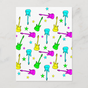 Postal Estrellas y Guitars