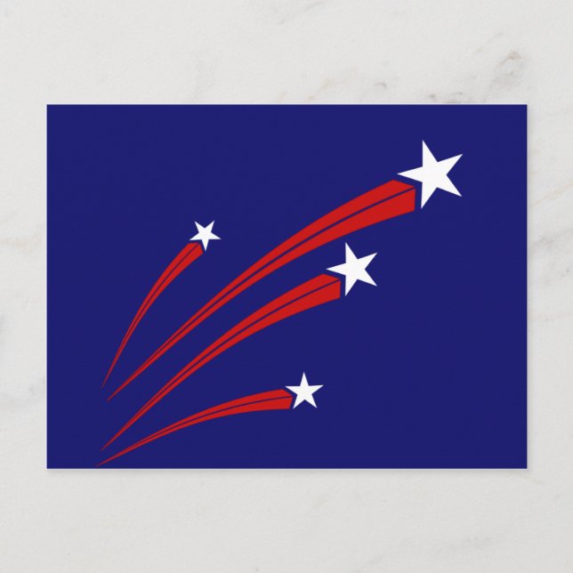 Postal estrellas y rayas (Anverso)