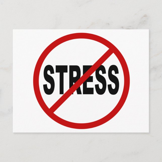 Postal Estrés de odio/Rótulo no permitido de estrés (Anverso)
