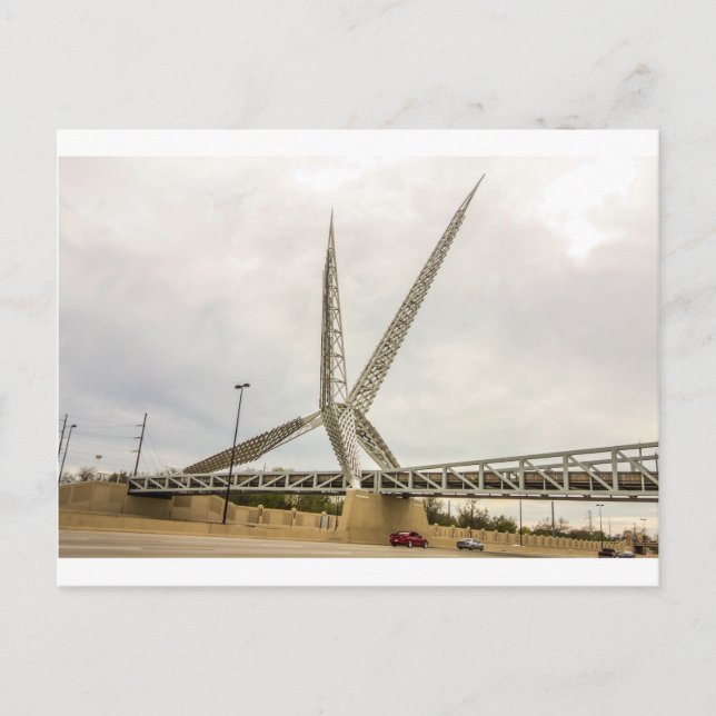 Postal estructura de la carretera de la ciudad de oklahom (Anverso)