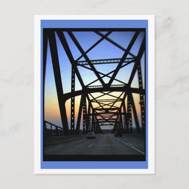Postal Estructura del puente (Anverso)