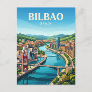 Postal Estuario de Bilbao España