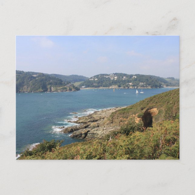 Postal Estuario de Salcombe, Devon (Anverso)