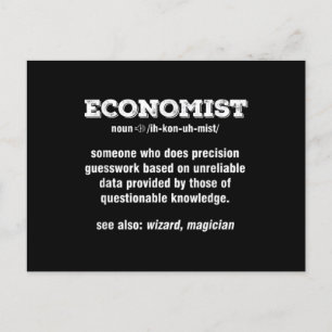 Postal Estudiante de Economía Impuestos Profesor Economis