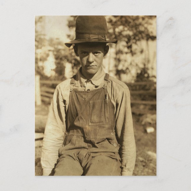 Postal Estudiante del condado de Pocahontas, años 20 (Anverso)