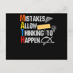 Postal estudiante, profesor, ecuación, enseñanza, escuela