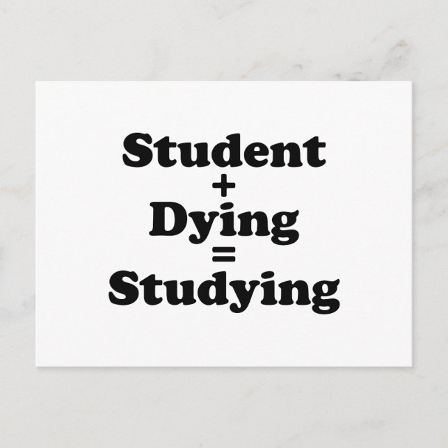 Postal Estudiantes más moribundos (Anverso)