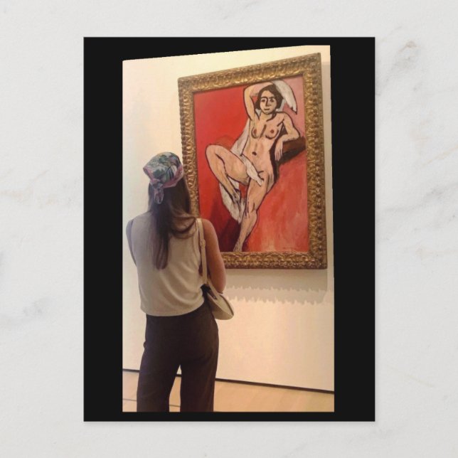 Postal Estudiar Matisse (Anverso)