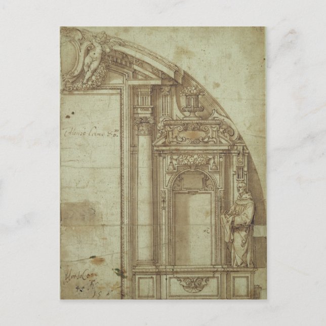 Postal Estudio arquitectónico (Anverso)