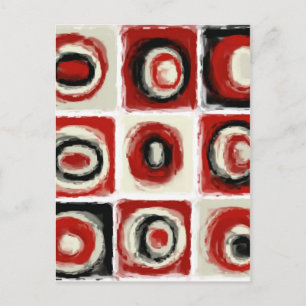 Postal Estudio de color del blanco de nieve