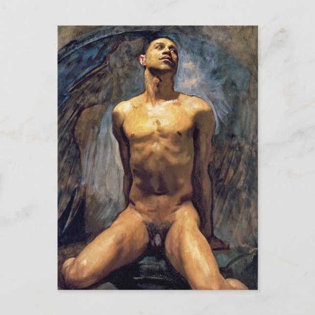 Postal Estudio de John Singer Sargent - Masculino (Anverso)