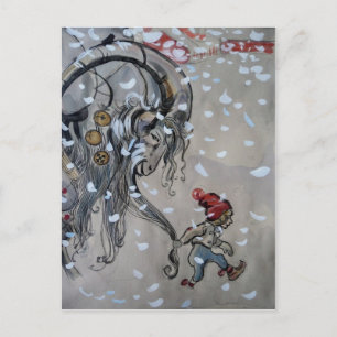 Postal Estudio de Julbacken (Yule Goat) 1911