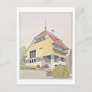 Postal Estudio de la casa de Olbrich, Darmstadt, de 'Arch