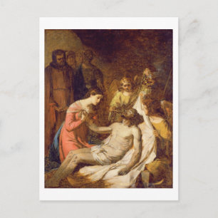 Postal Estudio de la Lamentación sobre el Cristo Muerto (