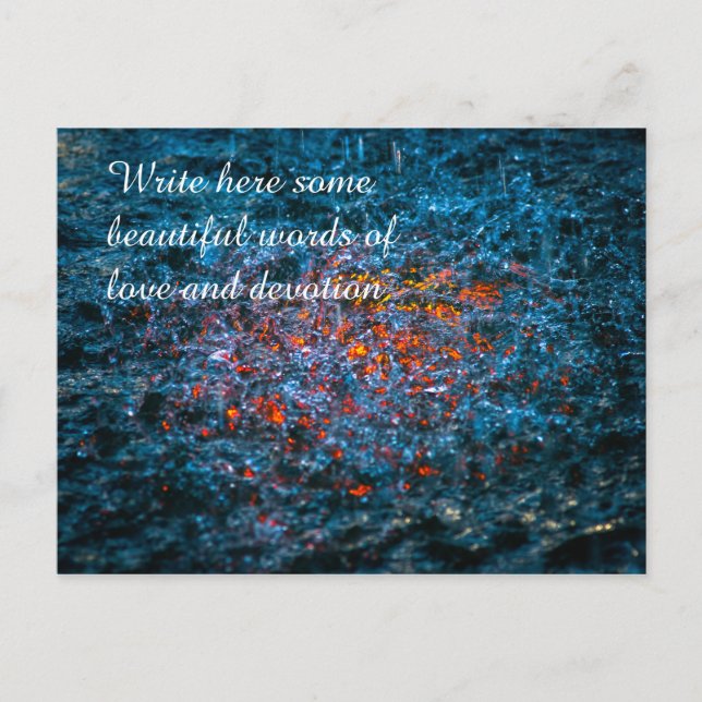 Postal Estudio En Acuarela - Naranja (Anverso)