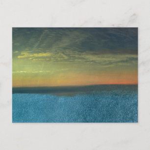 Postal Estudio en la nube con Sunset de Albert Bierstadt