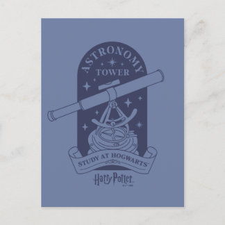 Postal Estudio en la torre astronómica HOGWARTS™