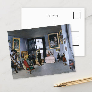 Postal Estudio en Rue de la Condamine   Fréderic Bazille