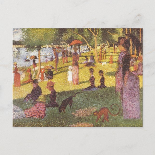 Postal Estudio para el domingo por la tarde (Anverso)